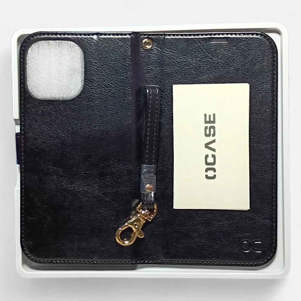 Ocase iPhone 13 Pro Max Wallet Case Leather Flip Folio Case with Card Holders - Picture 11 of 16